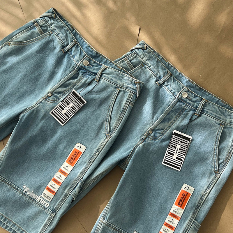 EV New Men's and Women's Denim Shorts